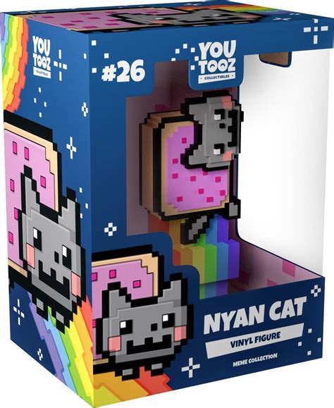 Buy Youtooz Nyan Cat Vinyl Figure, 4.5" Youtooz Meme Nyan Cat Figure, Flying Poptart Cat Figure ...