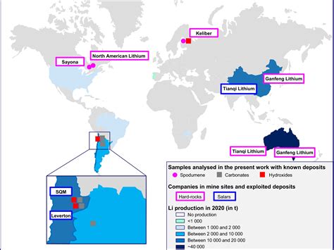 A possible way to trace the source of lithium used in electronics to confirm it comes from an ...