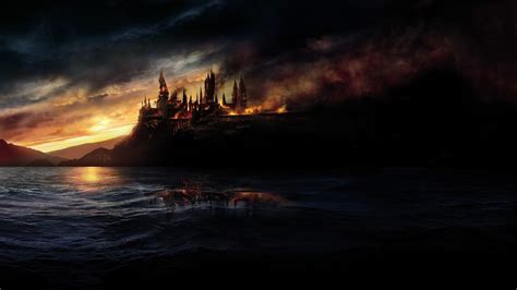 harry potter hogwarts on fire 4k 5k hd movies Wallpapers | HD Wallpapers | ID #42583