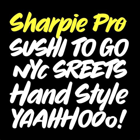 Sharpie Pro – Typeverything | Sharpie, Lettering, Tech company logos