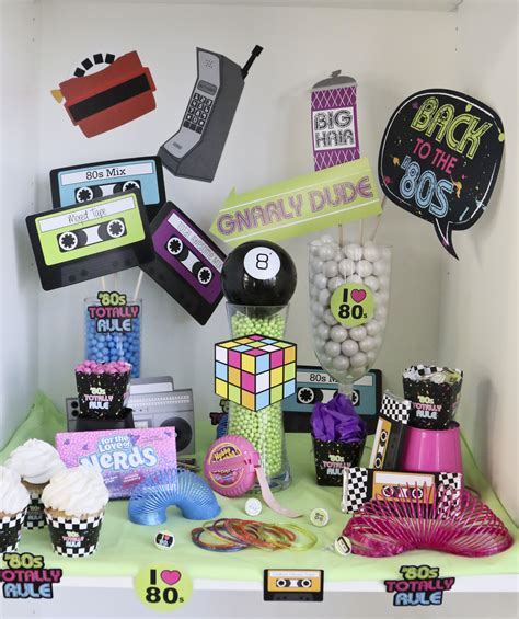 Retro 80s Party Ideas - Totally 80s Party, Awesome 1980s Decorations ...