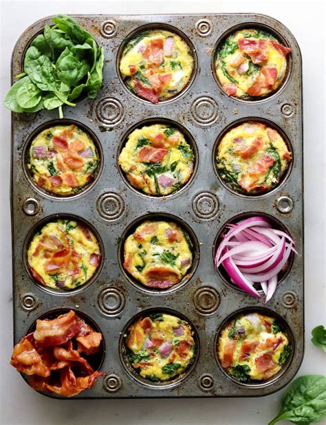 Bacon Egg Bites - Easy Meal Prep Breakfast - Cook At Home Mom