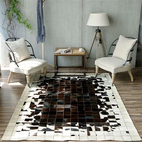 Grey White Patchwork Cowhide Leather Rugs Leather Carpet Tapis - Buy Patchwork Cowhide Rugs ...