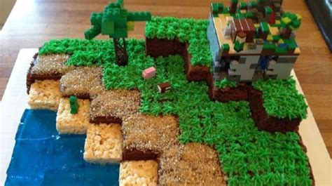 Minecraft world cake – Artofit