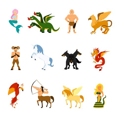 Greek Mythical Creatures Cartoon