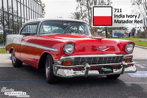 1955, 1956, & 1957 Chevy Colors and Paint Codes