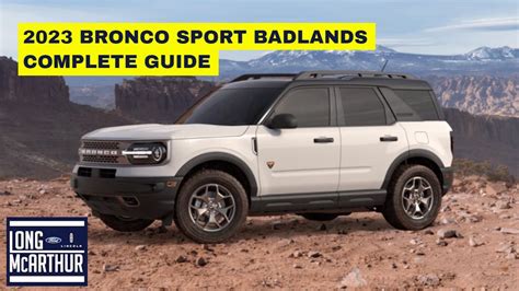 2022 Ford Bronco Sport Badlands Review