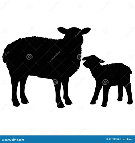 Sheep Set. Sheep Silhouette. Mutton - Butcher Diagram Template. Vector ...