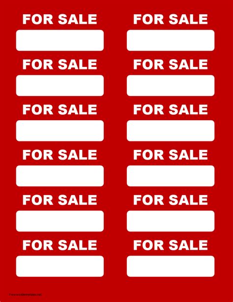 Sale Tags Printable