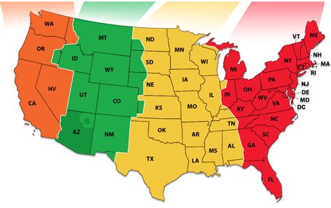 Us State Map And Time Zones - Uf Spring 2024 CalendarUf Spring 2024 Calendar