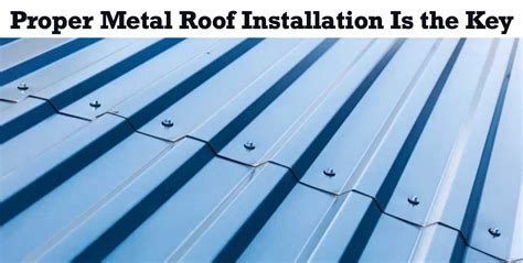 Metal Roof Installation Tips For Proper Screw Fastening-Roof Crafters