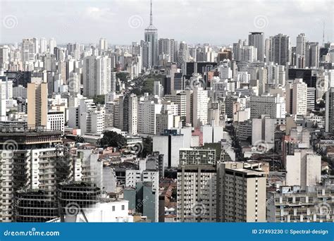 Skyline of Sao Paulo stock photo. Image of brazil, america - 27493230