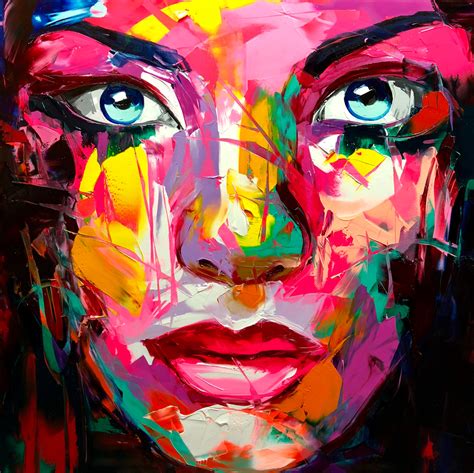 Amazing Graffiti Portrait Painting by Francoise Nielly | Inspiration ...