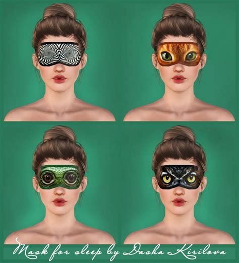 Masks for sleep - The Sims 3 Catalog