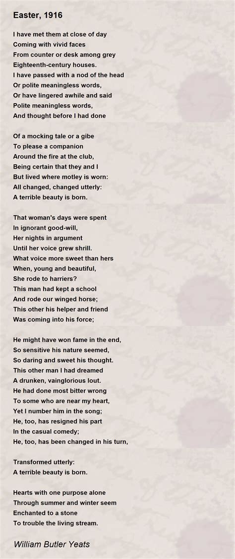 Easter, 1916 - Easter, 1916 Poem by William Butler Yeats