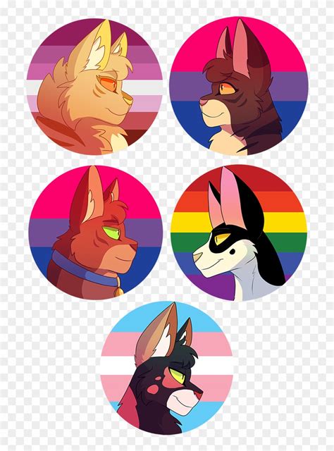 Lgbt Warrior Cats Stickers By Angel-hawk - Warrior Cats Lesbian Couples, HD Png Download ...