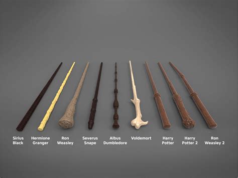 Harry Potter wand set – Harry Potter films – 3Demon – 3D print models ...