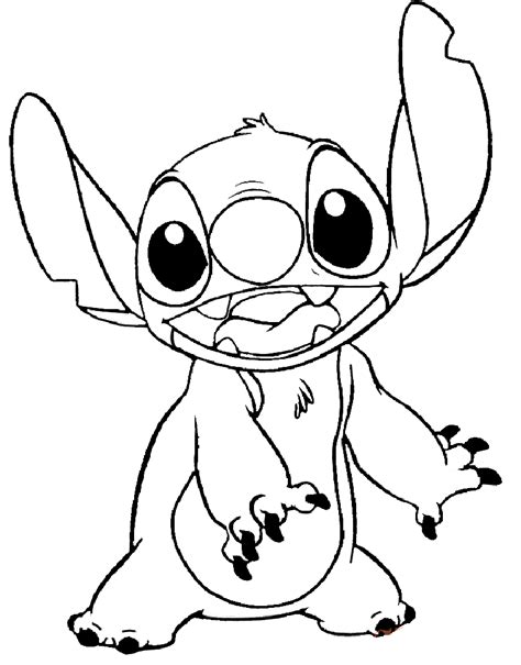 Stitch Coloring Pages for Kids 2019 Educative Printable | Stitch drawing, Lilo and stitch ...