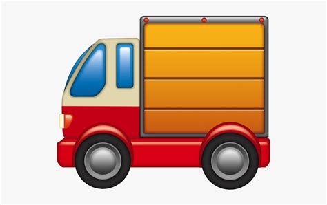 Delivery Truck Emoji, HD Png Download - kindpng