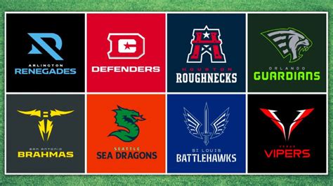 XFL Teams 2023: Cities & Logos Revealed - Boardroom