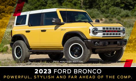 Why choose the 2023 Ford Bronco?