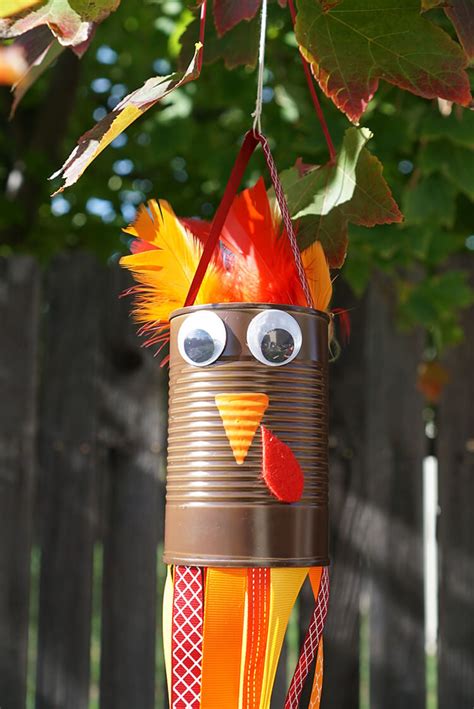 Thanksgiving Kids Craft: Turkey Windsocks - Happiness is Homemade