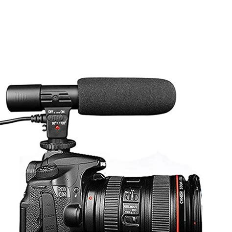 Professional Shotgun Condenser Microphone Multifunctional Mount Camera DV Microphones For Canon ...