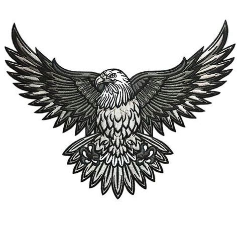 Bald Eagle Tattoo Design - Simple gray bald eagle. | Bald eagle tattoos, Eagle tattoos, Tattoos