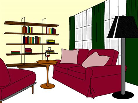 Cartoon Living Room by Bozar3000 on DeviantArt