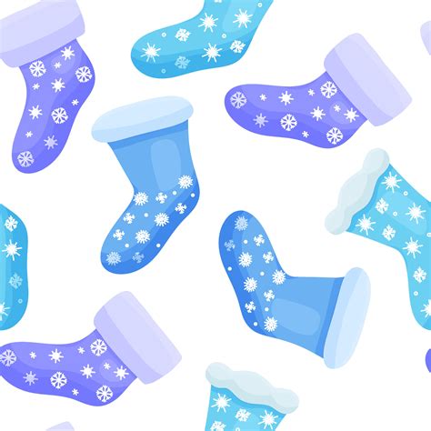 Winter socks pattern 33167549 Vector Art at Vecteezy