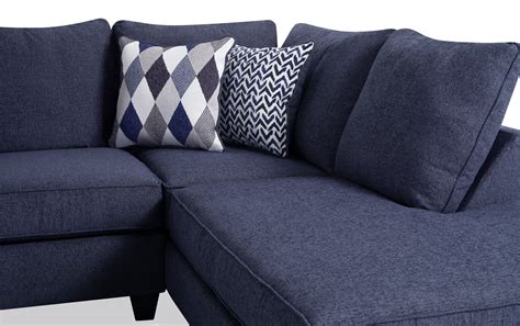 Denim Sectional Sofa With Chaise | Cabinets Matttroy