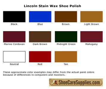 Lincoln Stain Wax Shoe Polish - 2.125 oz.