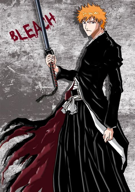 Ichigo and Tensa Zangetsu by Kuroichigami on DeviantArt