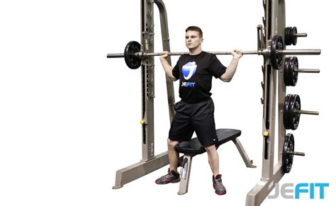 Smith Machine Squat to Bench | A Strength Exercise