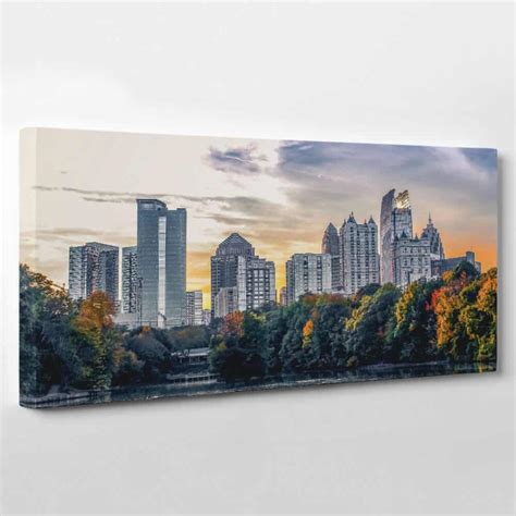 Atlanta, Georgia Skyline Canvas Wall Art – Collection B | 365Canvas