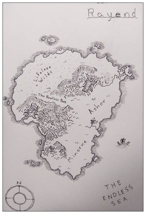 how to draw a fantasy world map - Layne Durand