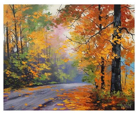 Paintings Of Trees In Autumn