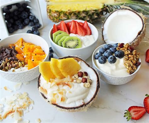 Greek Yogurt Breakfast Bowls with Toppings | Modern Honey