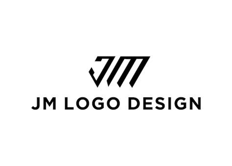 Premium Vector | Jm logo design vector illustration