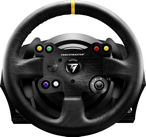 Thrustmaster TX Racing Wheel Leather Edition Steering wheel PC, Xbox One Black incl. foot pedals ...