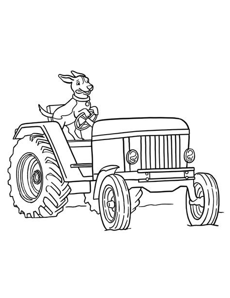 Free Printable Tractor Coloring Pages For Kids