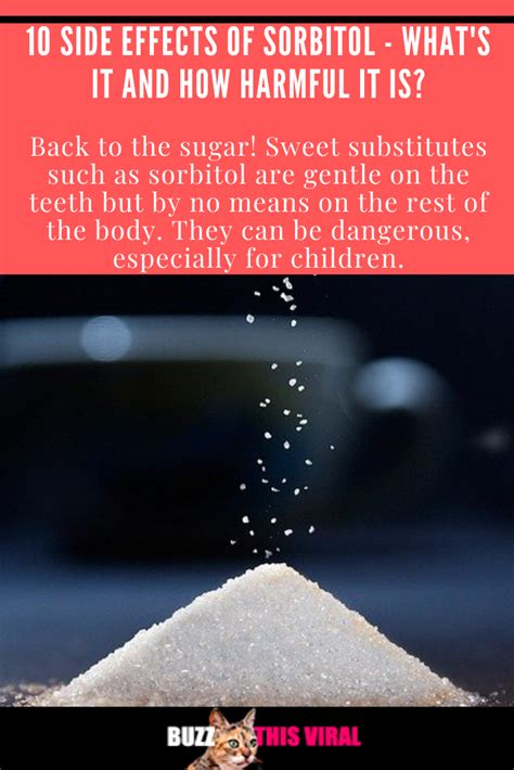 The artificially produced sweetener sorbitol is getting contained in many foods. Especially ...