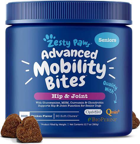 Best Dog Vitamin Supplements – Zesty Paws Advanced Hip and Joint ...