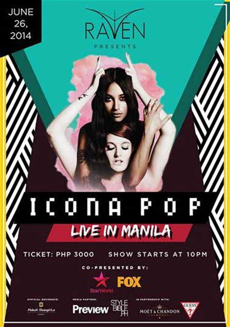 Icona Pop Live in Manila on June 26, 2014 - Philippine Concerts