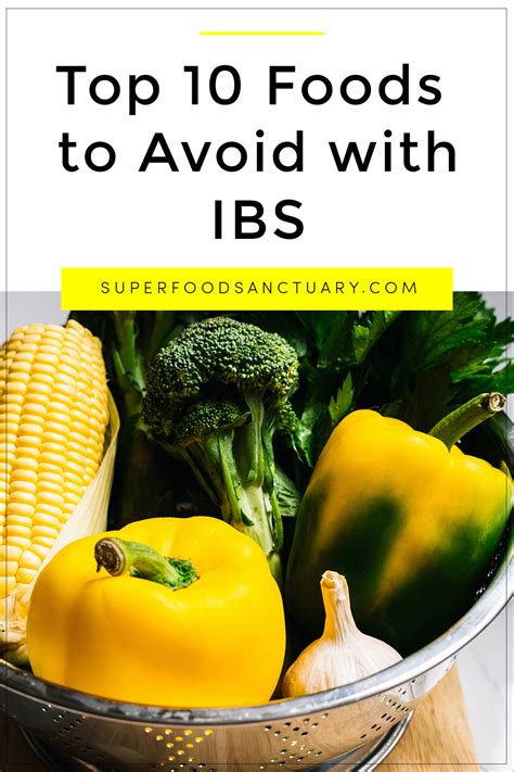 10 Foods to Avoid with IBS (Irritable Bowel Syndrome) - Superfood Sanctuary