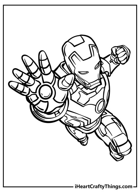 Coloring Pages Of Marvel - Free Printable Templates