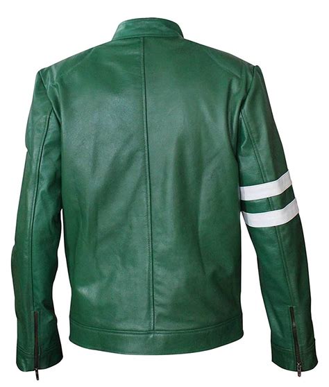 Ben 10 Green Alien Swarm Leather Jacket - Maker of Jacket