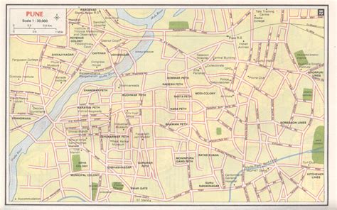 Pune City Map - Pune India • mappery