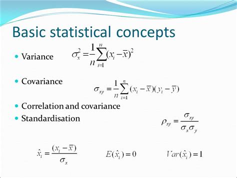 Covariance Variance