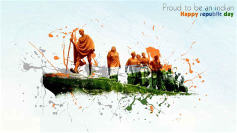 Republic Day With Mahatma Gandhi 1080P Wallpaper God HD Wallpapers